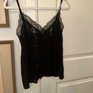 Alice + Olivia
Black Marla V-Neck Lace Combo Camisole size Small